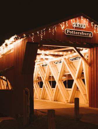 Pottersburg Bridge Merry and Bright