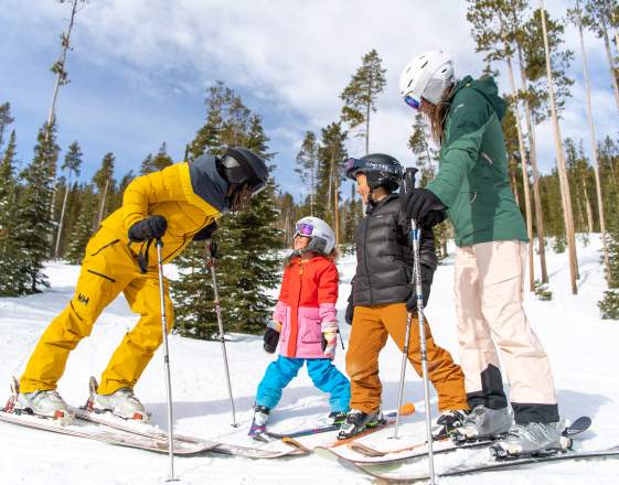 Family Skiing at Big Sky Reosrt