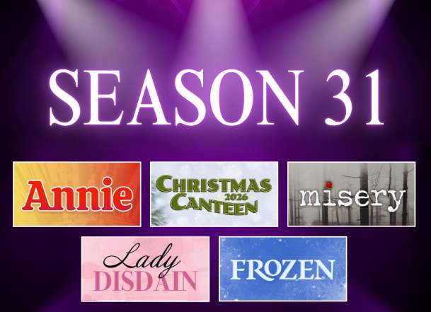 Aurora Theatre presents Season 31: Annie, Christmas Canteen, Misery, Lady Disdain, Frozen