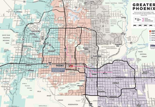 City Of Phoenix Map Phoenix Maps | Greater Phoenix Trail Guides & Street Maps