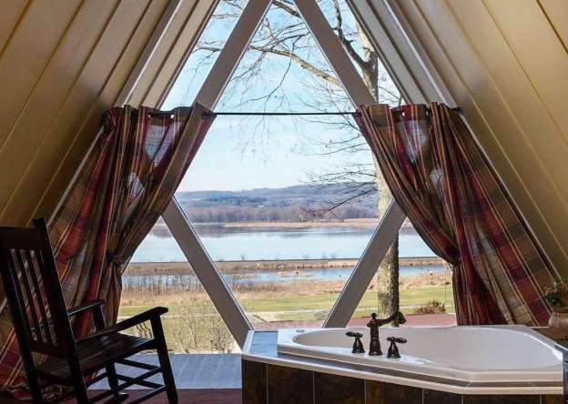 Aframe Cabin at Goldmoor Inn