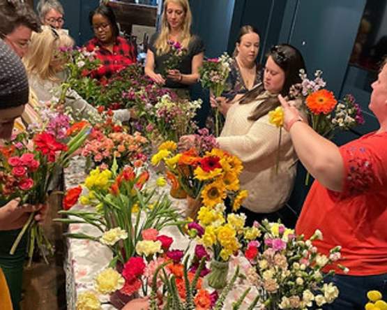 Galentine's Bloom Bar