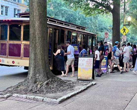 The First Friday Art Trolley