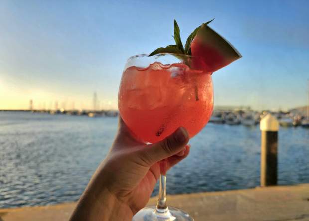 Cocktails at The Breakwater, Hillarys Boat Harbour