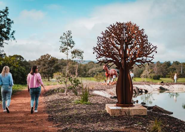 Outdoor art trail at Swan Valley Station, Swan Valley