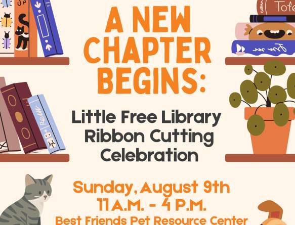 A New  Chapter  Begins: Little Free Library Ribbon Cutting Celebration