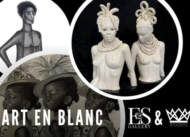 Art En Blanc in Oak Bluffs, MA by E&S Gallery & Black Crown Art Auctions