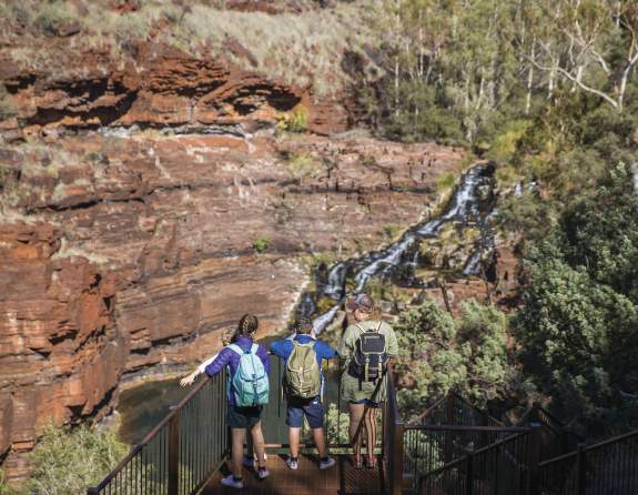 Karijini with kids