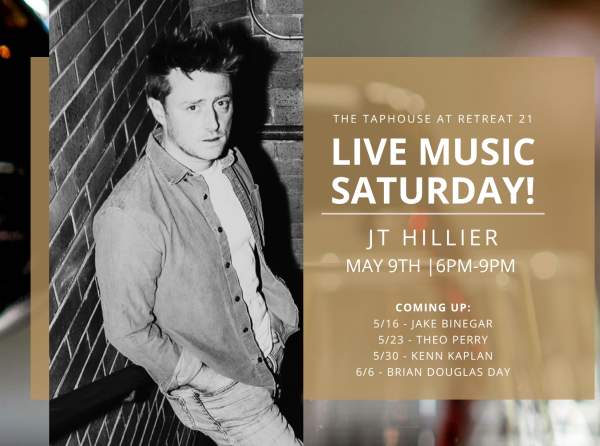 Live Music Saturday - JT Hillier