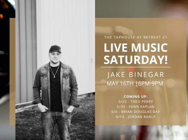 Live Music Saturday - Jake Binegar