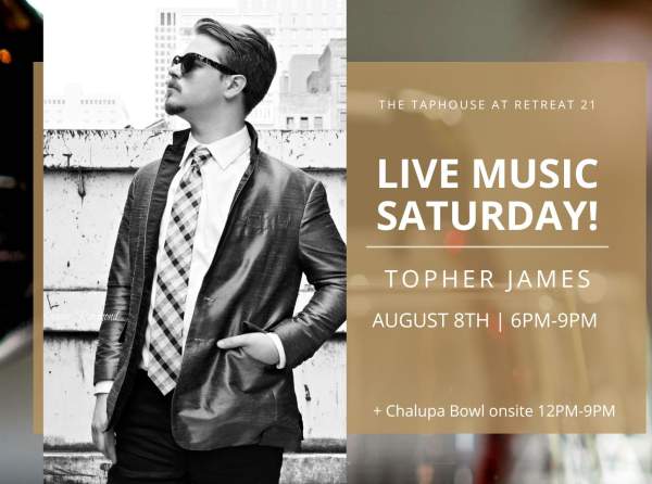 Live Music Saturday - Topher James