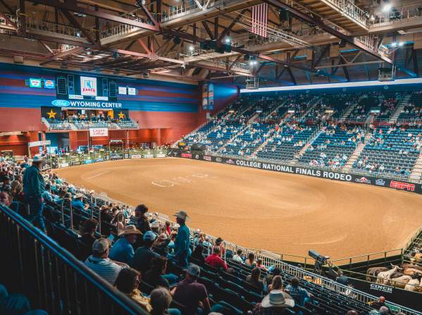 View of the arena at CNFR 2025