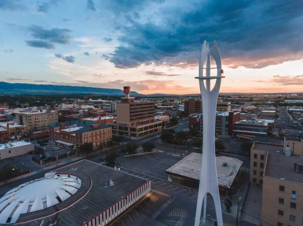 Scenic Sunset View of Casper Wyoming