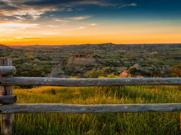 Badlands stock photo