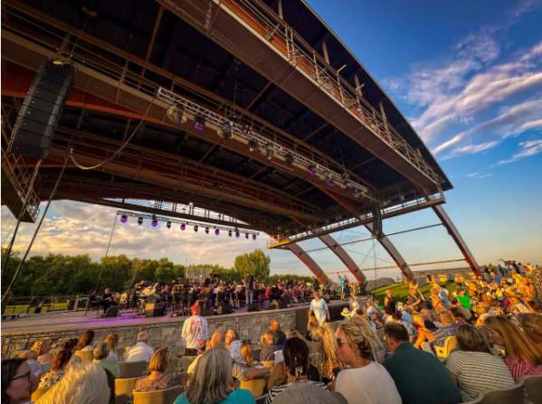 Crowd at Bluestem Amphitheater