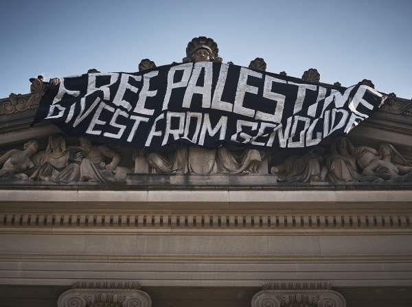 34 taken into custody after pro-Palestinian protest at Brooklyn Museum