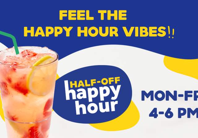 Half-Off Happy Hour