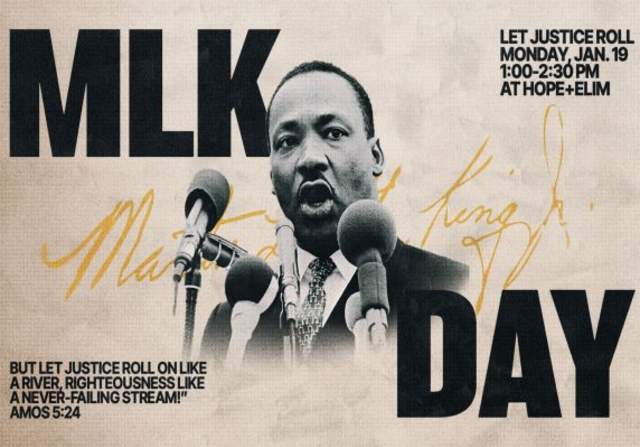Martin Luther King Jr Day Celebration at Hope+Elim