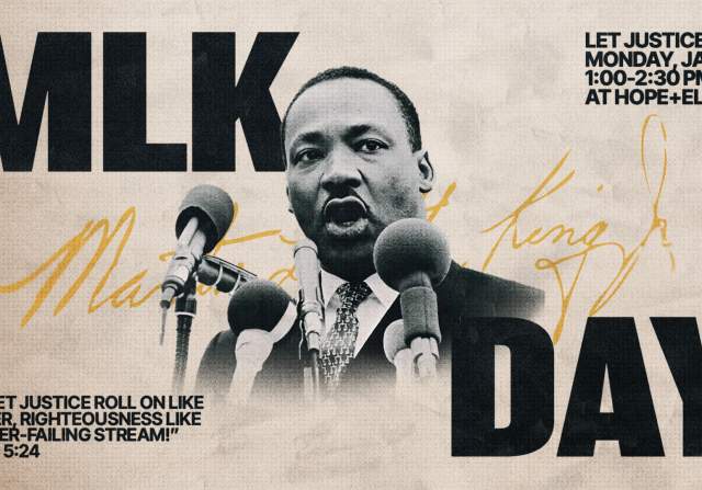 MLK DAY Celebration 2025 at Hope+Elim