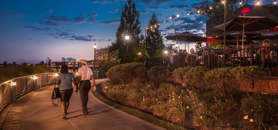 Dusk on the Wilmington Riverfront