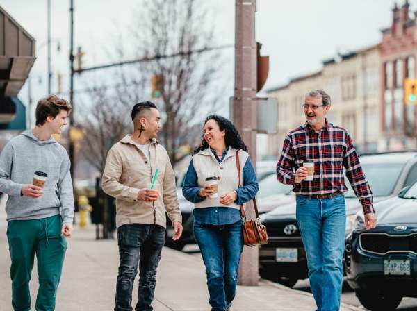 Group of people walking