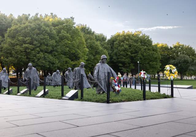 Korean War Veterans Memorial - Washington DC - Summer