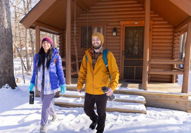 Bull Run Regional Park Campground - Winter - Camping - Couple