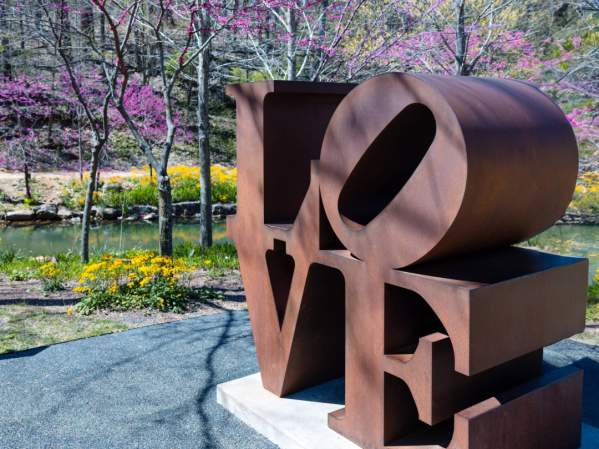 Crystal Bridges in Spring
