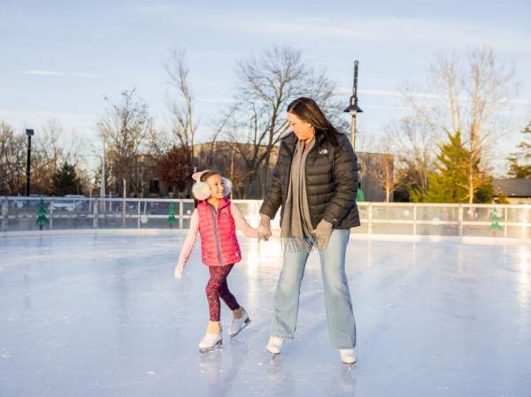 Ice Skating Lawrence Plaza
