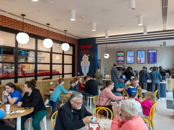 Walmart Museum Spark Cafe