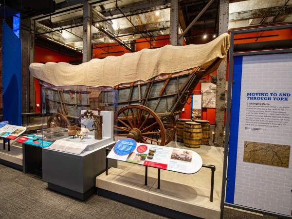 Conestoga wagon at History Center