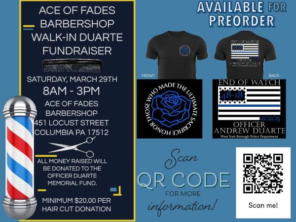 Ace of Fades Fundraiser- Officer Duarte