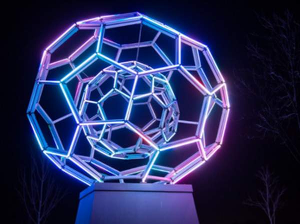 Leo Villareal "Buckyball" 2012