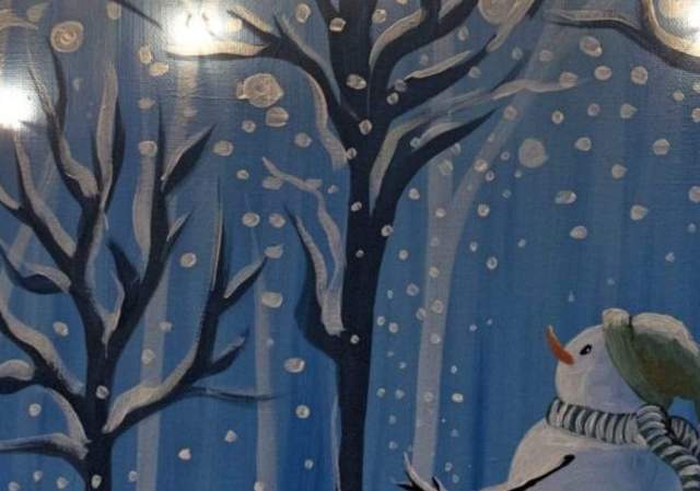 Let It Glow (with LED lights ) - Painting Class