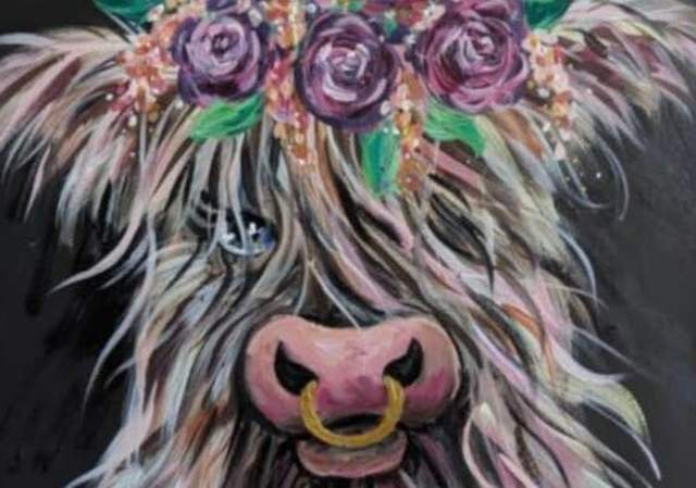 Highland  Blossoms - Painting Class