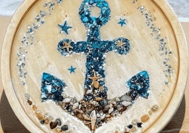 Anchor Resin Tray -  Painting Class