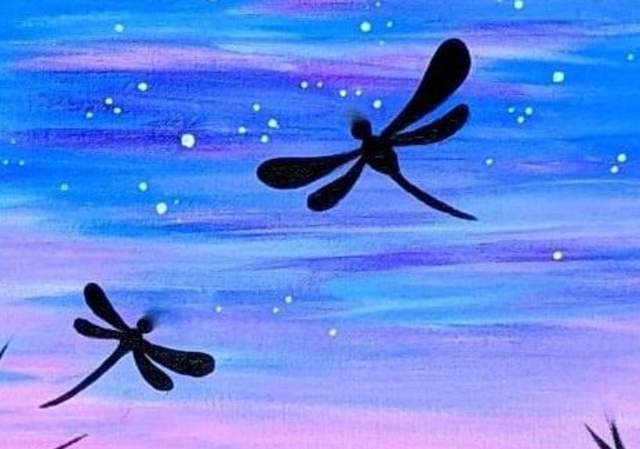 Dragonfly Daydream -  Painting Class