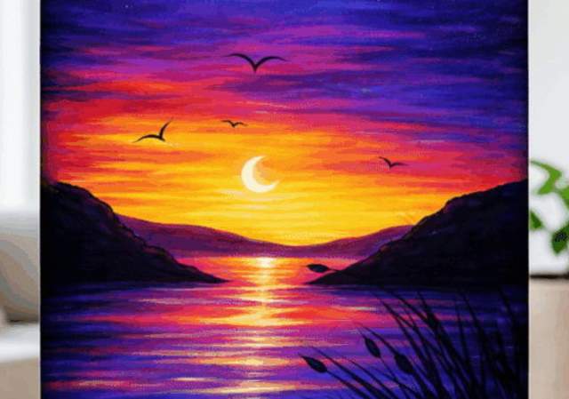 Golden Serenity -  Painting Class