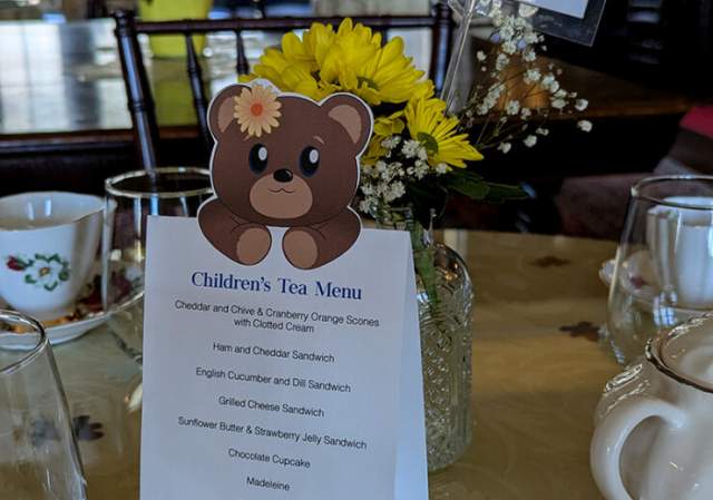 Children's Teddy Bear Tea