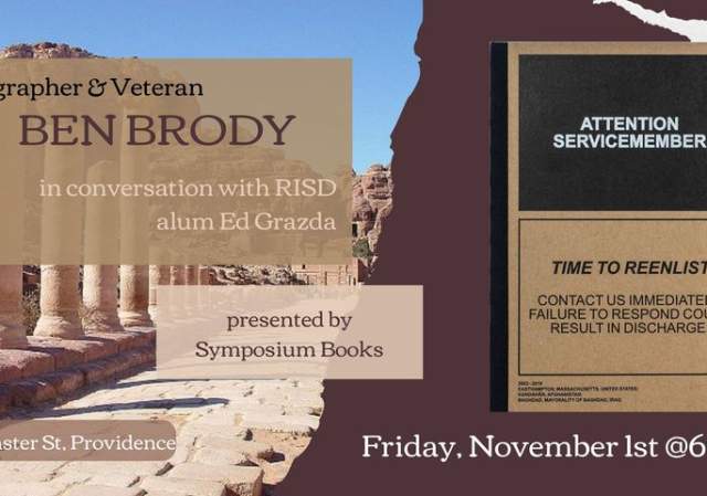 "Attention Servicemember": War Photography with Ben Brody & Ed Grazda