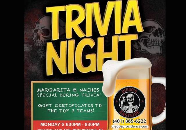 Monday Trivia at Diego’s East Side