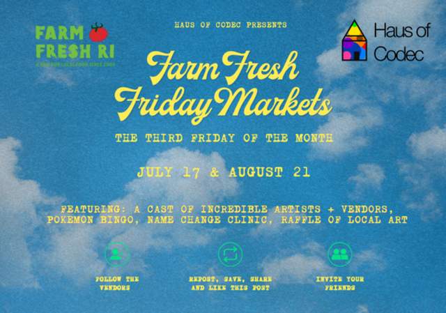 Haus of Codec Third Friday Market at Farm Fresh Rhode Island