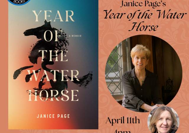 Author Event! Janice Page's "Year of the Water Horse"