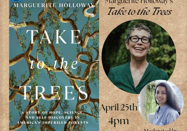 Author Event! Marguerite Holloway's "Take to the Trees"