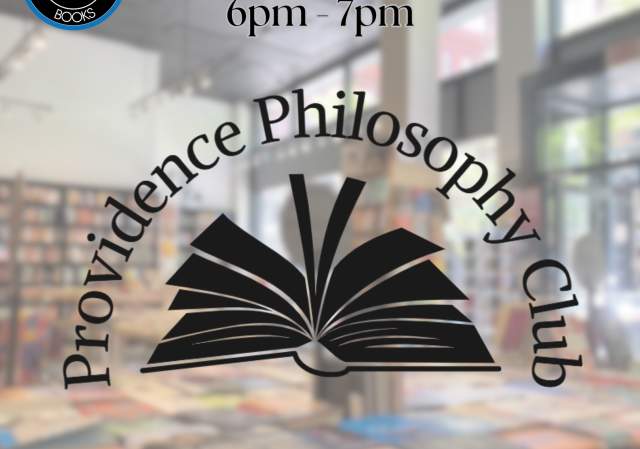 Providence Philosophy Club Monthly Meetup at Symposium Books