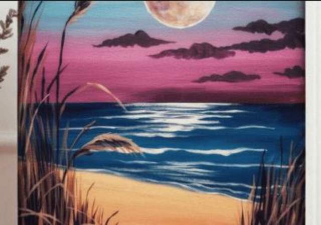 Lunar Tide -  Painting Class