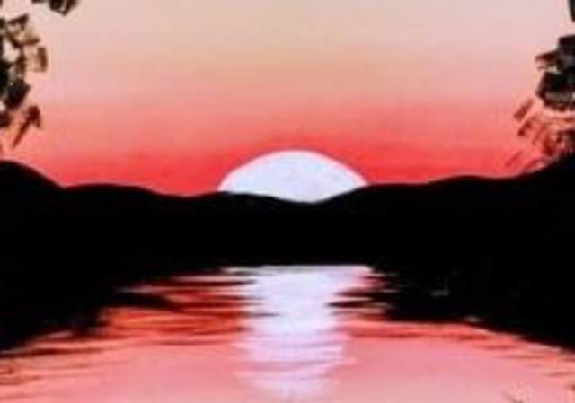 Sunset Reflections  -  Painting Class
