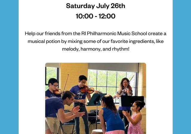 Cultural Connections with The RI Philharmonic at Providence Children's Museum