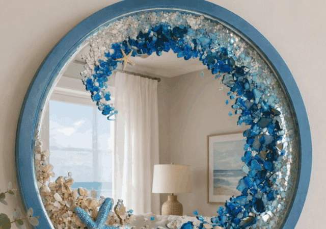 Coastal Reflection Resin Mirror