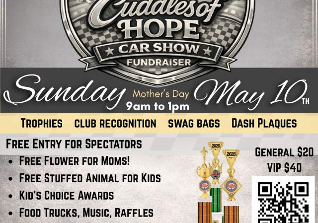 Cuddles of Hope Car Show Fundraiser